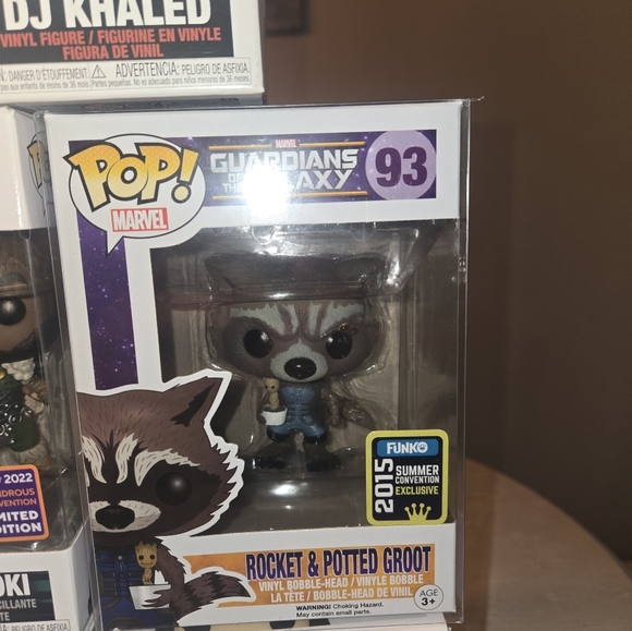Funko Pop Vinyl Figures - Multicolor Collection DJ Khaled Loki Groot Sersi New - Picture 5 of 7